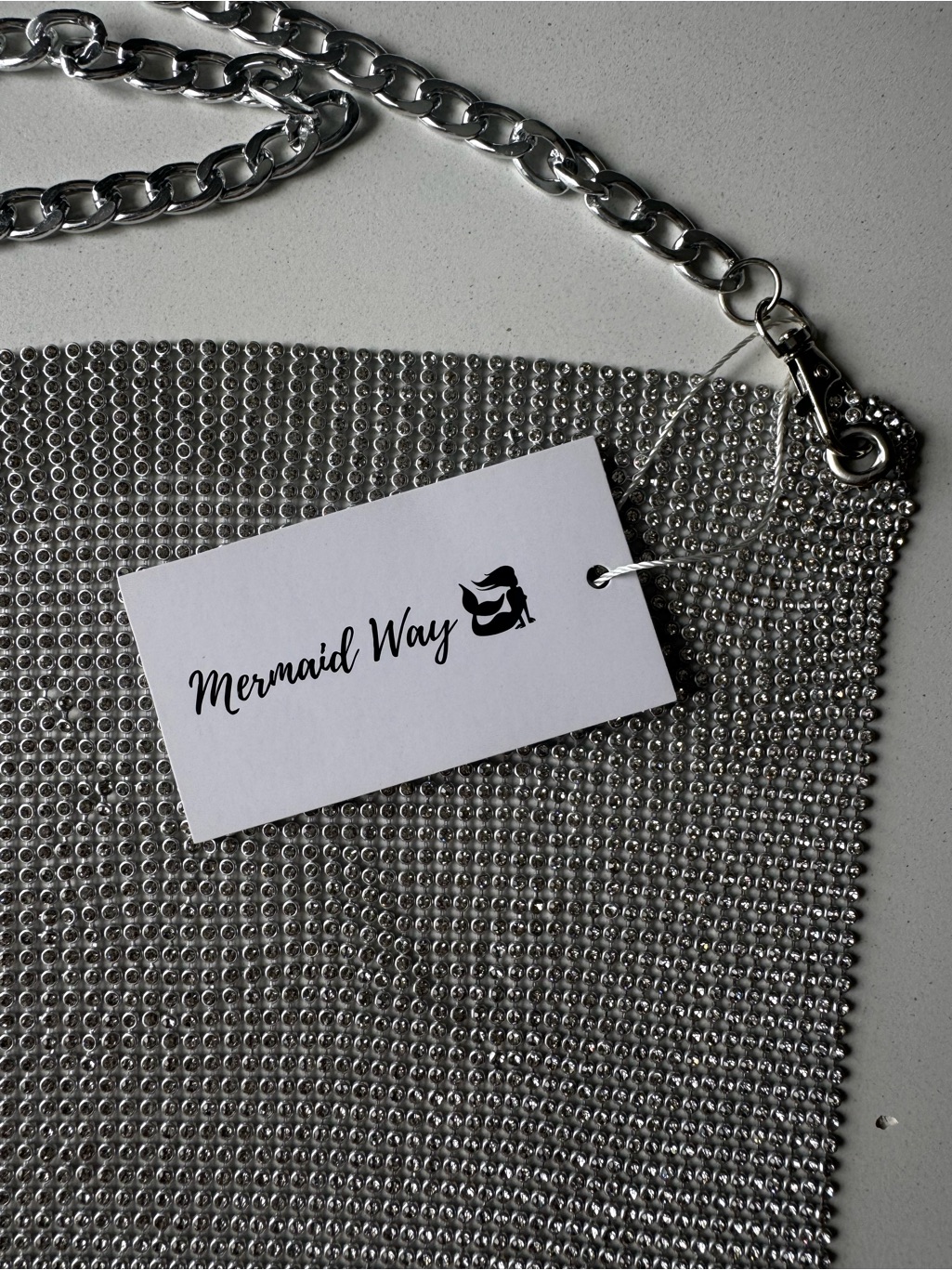 Mermaid Way Women’s Rhode Diamond Mesh Chain Top — image 5 of 5